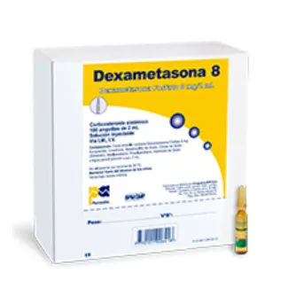 DEXAMETASONA 8 MG IM/EV CAJA X 100 AMPOLLAS - Ecofarma